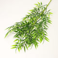 Bamboo Tree Branches 57CM Long Stems Faux Greenery Artificial Plants Bulk Verde Silk Leaves DIY Privacy Decoración Balcony Jardín Outdoor Indoor Hogar Decoración