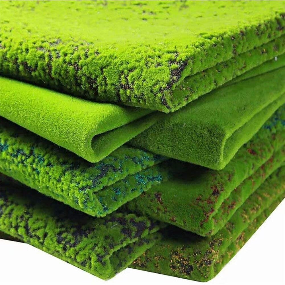 Artificial Moss Mat Fake Grass Rug,DIY Synthetic Turf Landscape Artificial Grass Mats Lawn Carpet for Wedding Hogar Backyard Balcony Indoor Outdoor Decoración