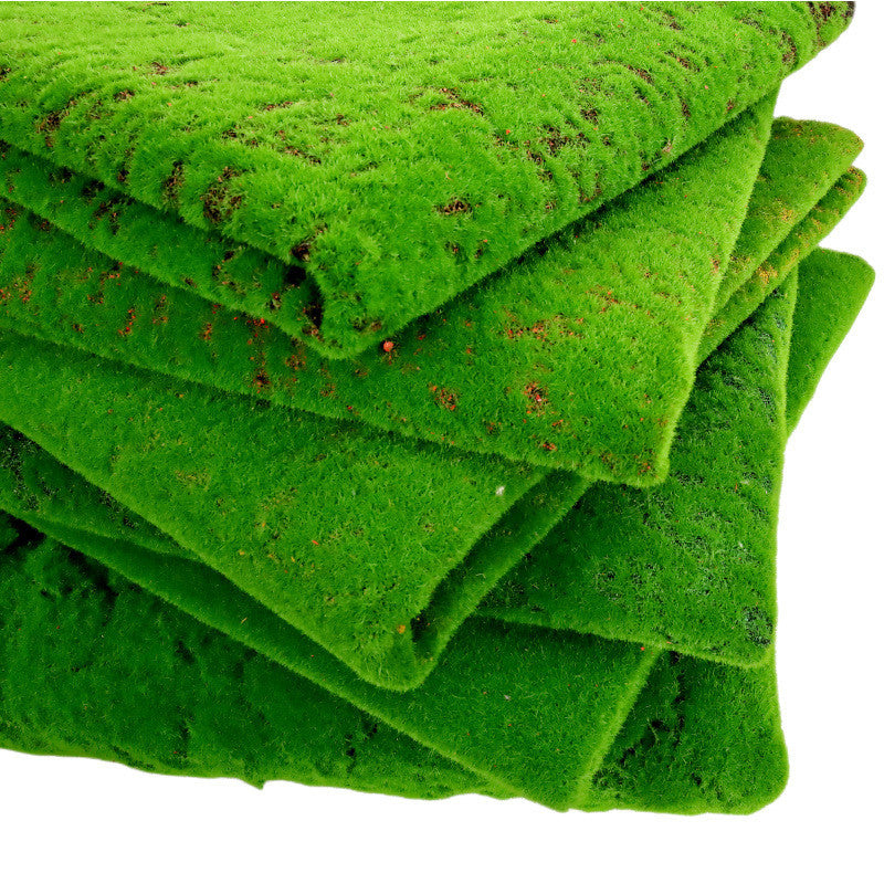 Artificial Moss Mat Fake Grass Rug,DIY Synthetic Turf Landscape Artificial Grass Mats Lawn Carpet for Wedding Hogar Backyard Balcony Indoor Outdoor Decoración