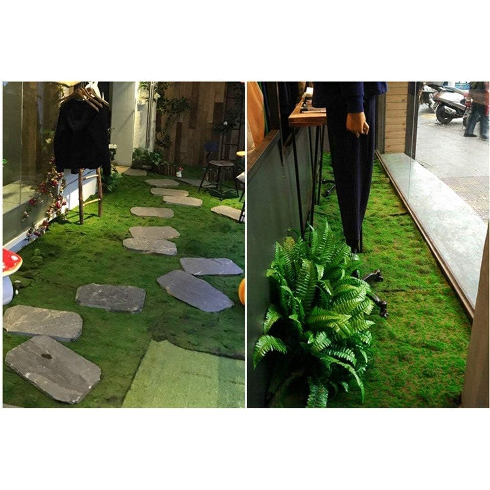 Artificial Moss Mat Fake Grass Rug,DIY Synthetic Turf Landscape Artificial Grass Mats Lawn Carpet for Wedding Hogar Backyard Balcony Indoor Outdoor Decoración