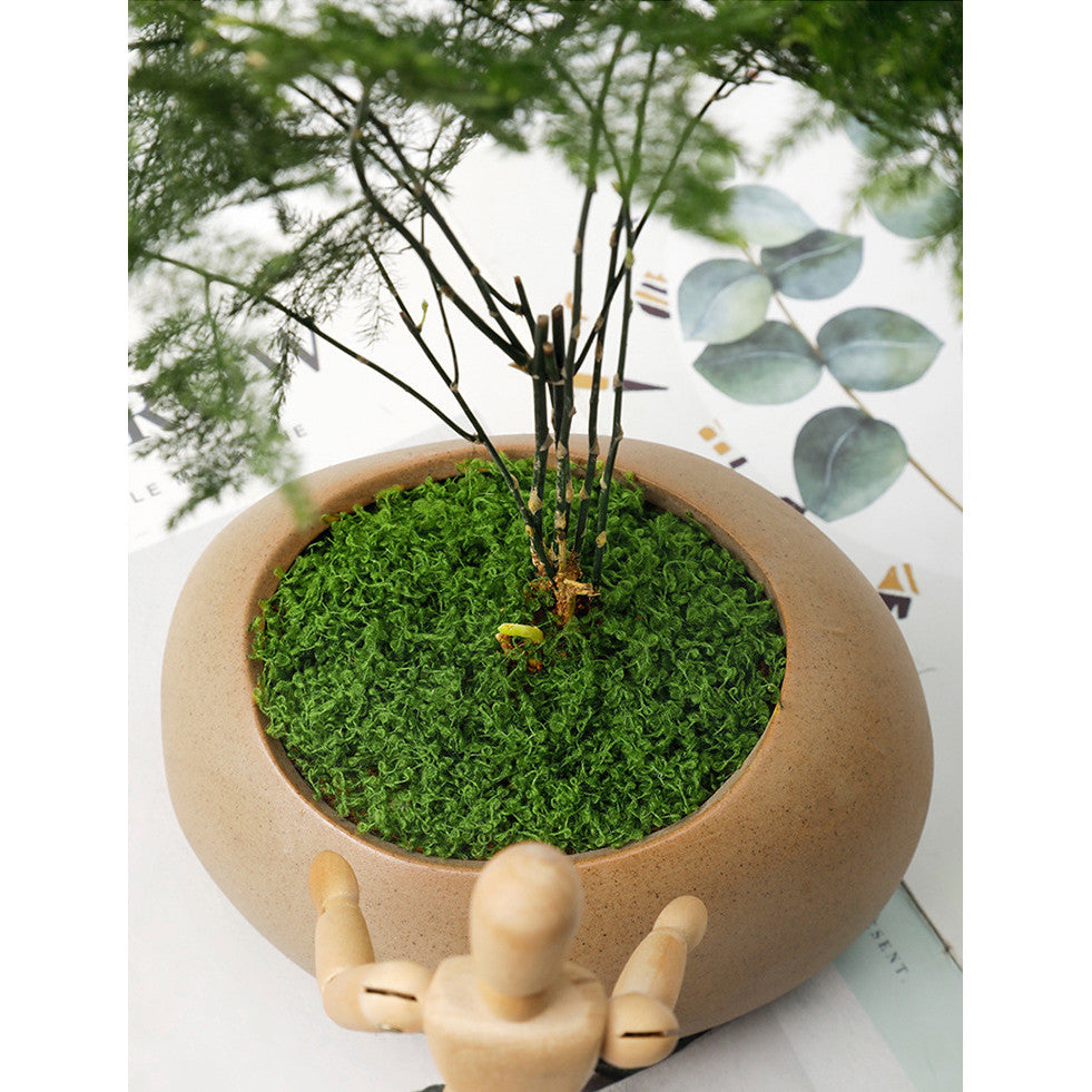 Fake Verde Moss for Potted Plants,Moss Decoración Artificial Faux Moss for Crafts Preserved Moss for DIY Decorative Moss Table Centerpieces Decoración Fairy Jardín Floral Wedding
