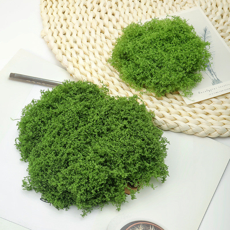 Fake Verde Moss for Potted Plants,Moss Decoración Artificial Faux Moss for Crafts Preserved Moss for DIY Decorative Moss Table Centerpieces Decoración Fairy Jardín Floral Wedding