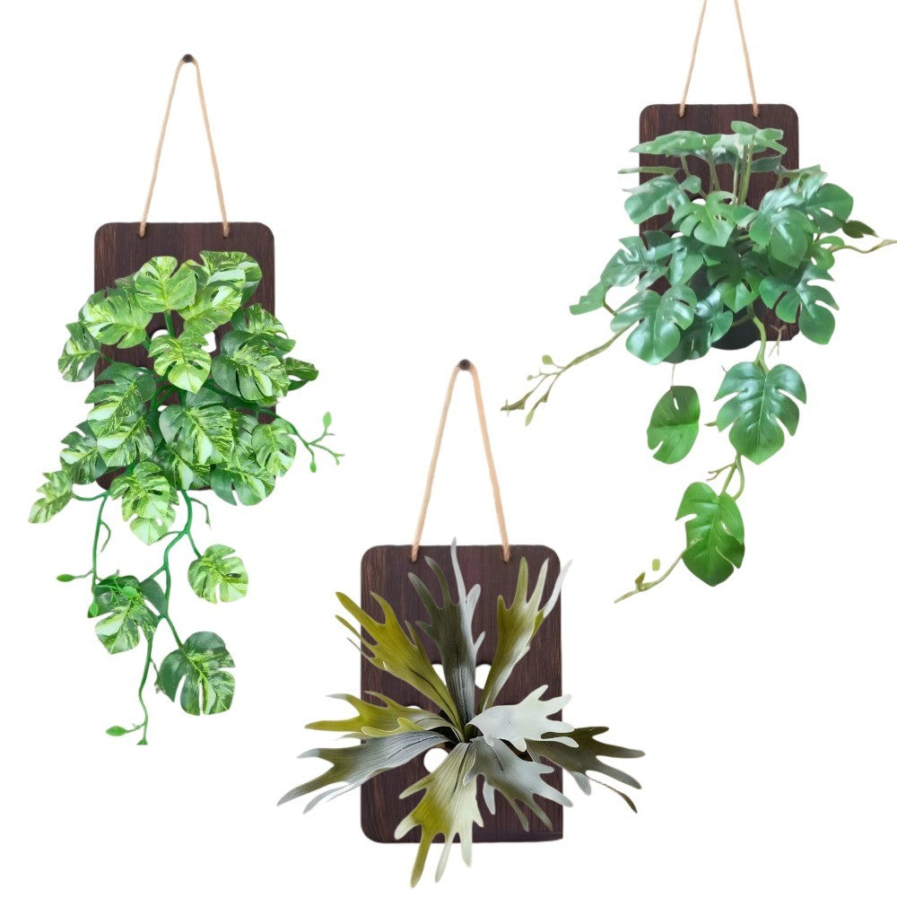 Artificial Verde Vine Planta Pared Decoración Colgante Fake Pothos Money Planta for Hogar Office Decoración