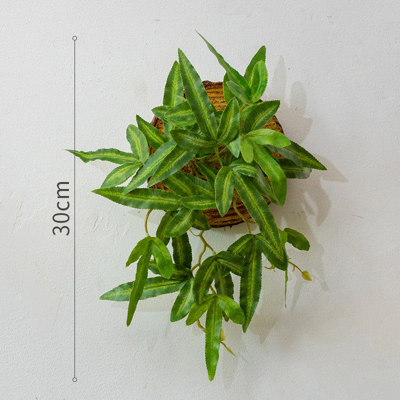 Artificial Verde Vine Planta Pared Decoración Colgante Fake Pothos Money Planta for Hogar Office Decoración