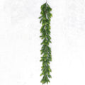 Christmas Pine Garland Artificial Cedar Greenery Vines Decoración Faux Colgante Winter Cypress Fork Ivy Rattan Xmas Pine Needles Wreath for Holiday Party Hogar Jardín Mantel Table